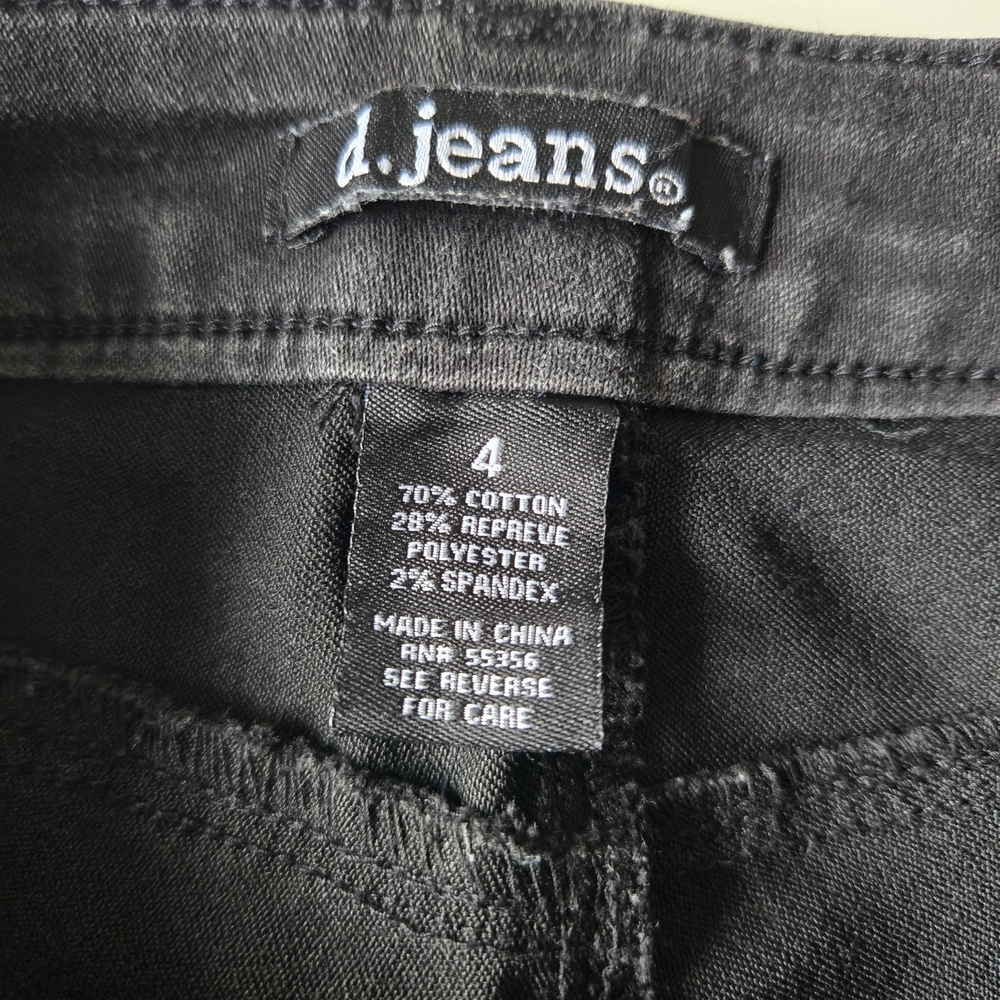 d. jeans (3Pairs) Women's Skinny Jeans In Black, Charcoal Black, & Blue - Picture 15 of 15
